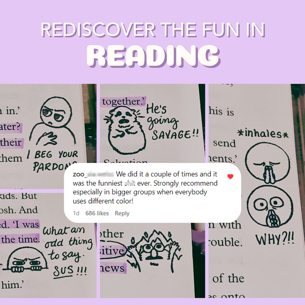 ✨Fun Stamp Doodles(Pre-Sale) -📖 Gifts for Book Lovers & DIY Your Books🎨