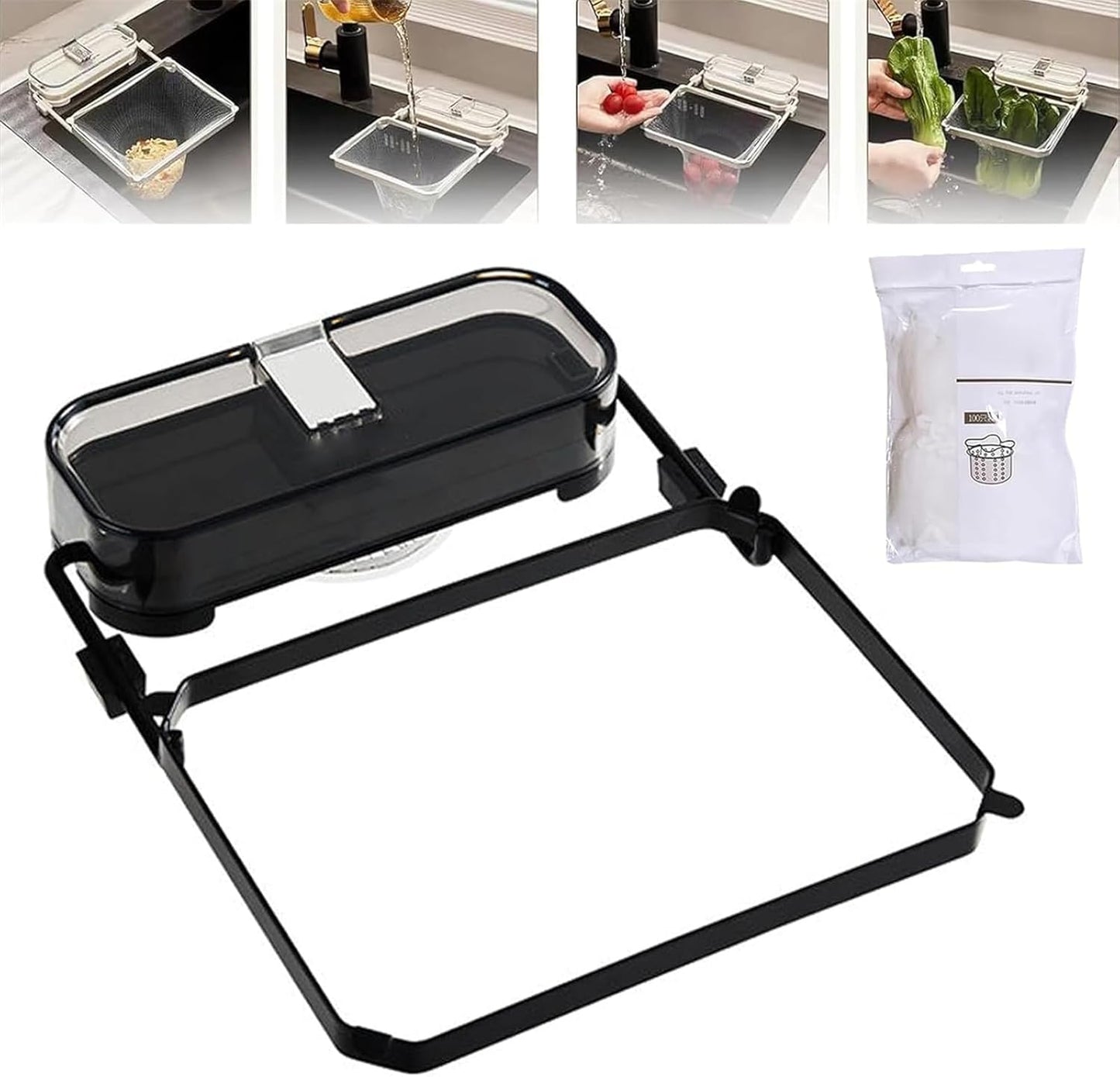 Suction Cup Sink Strainer (+50 Free Bags)