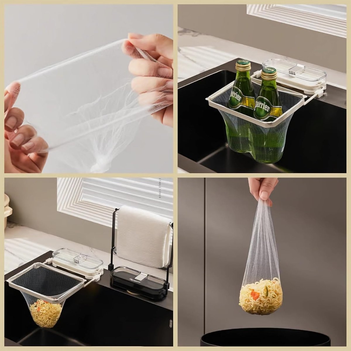 Suction Cup Sink Strainer (+50 Free Bags)