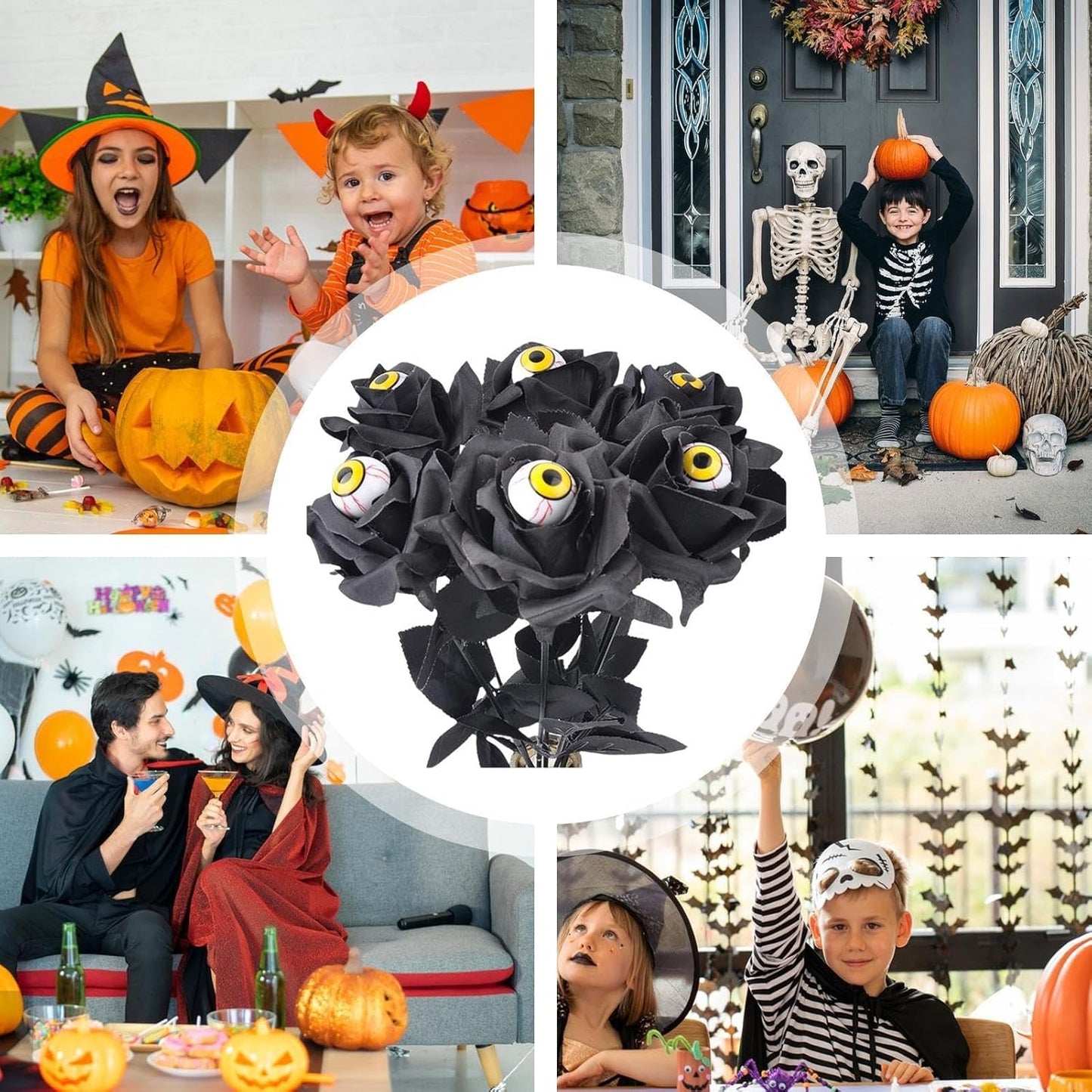 🔥HOT SALE 49% OFF🎃Halloween Flowers Artificial for Decoration👻