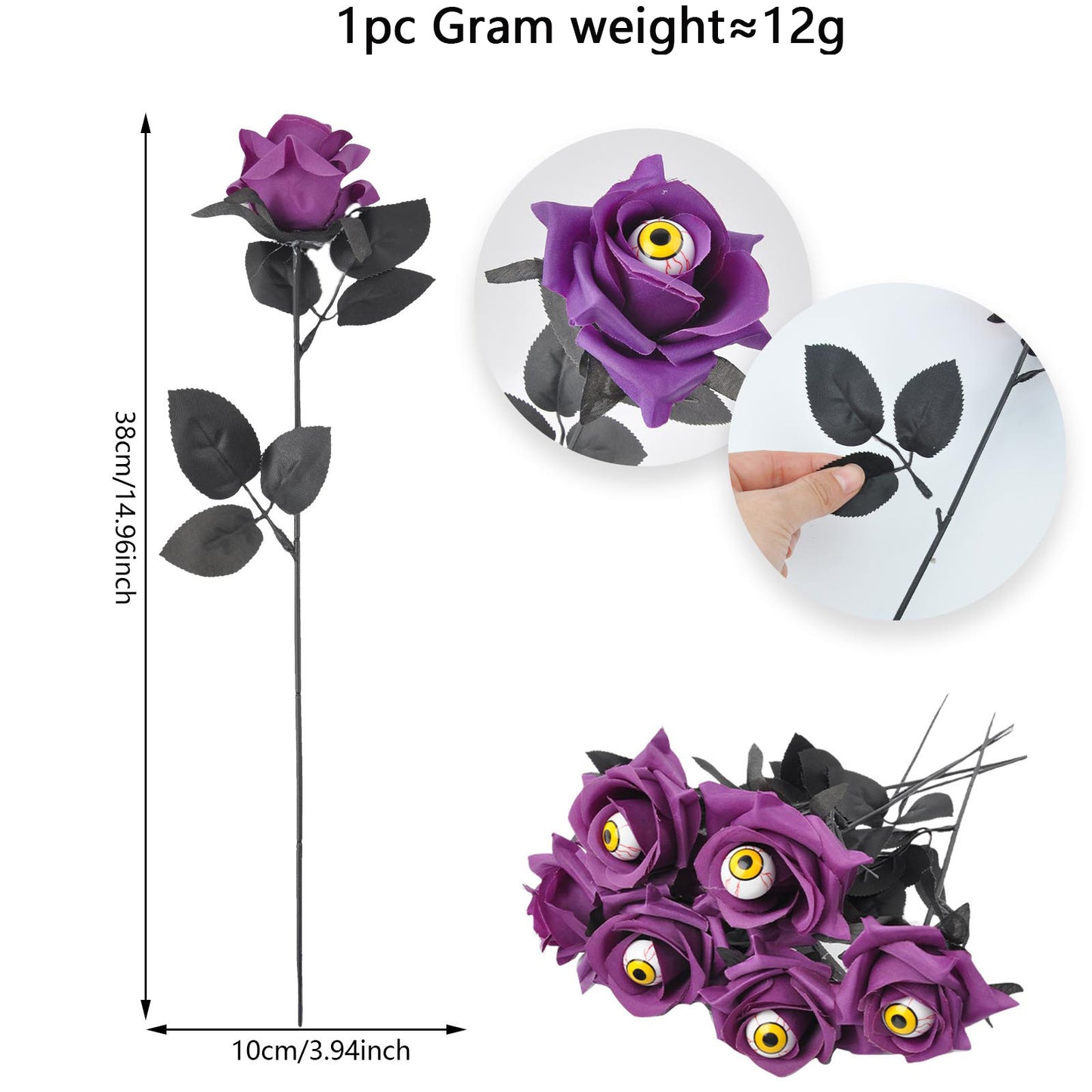 🔥HOT SALE 49% OFF🎃Halloween Flowers Artificial for Decoration👻