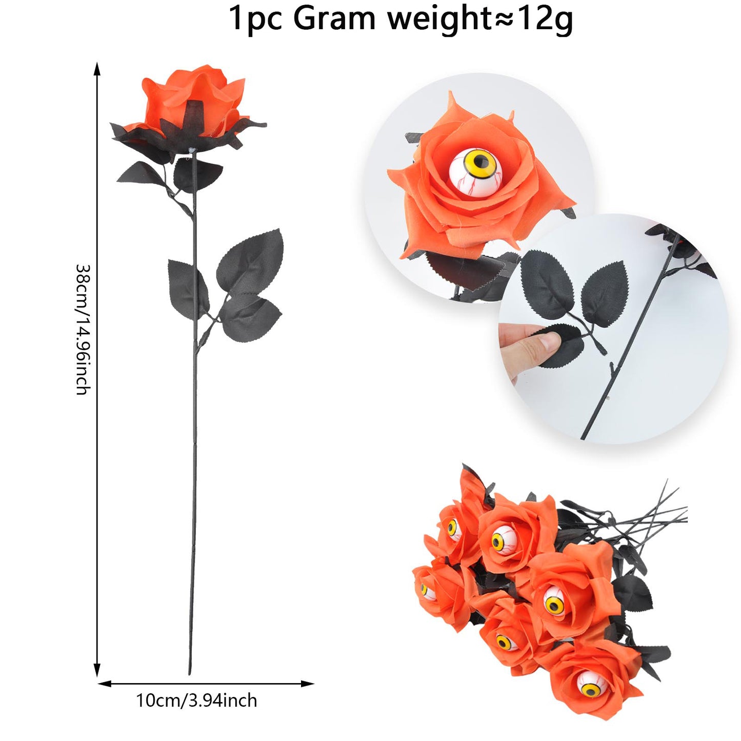 🔥HOT SALE 49% OFF🎃Halloween Flowers Artificial for Decoration👻