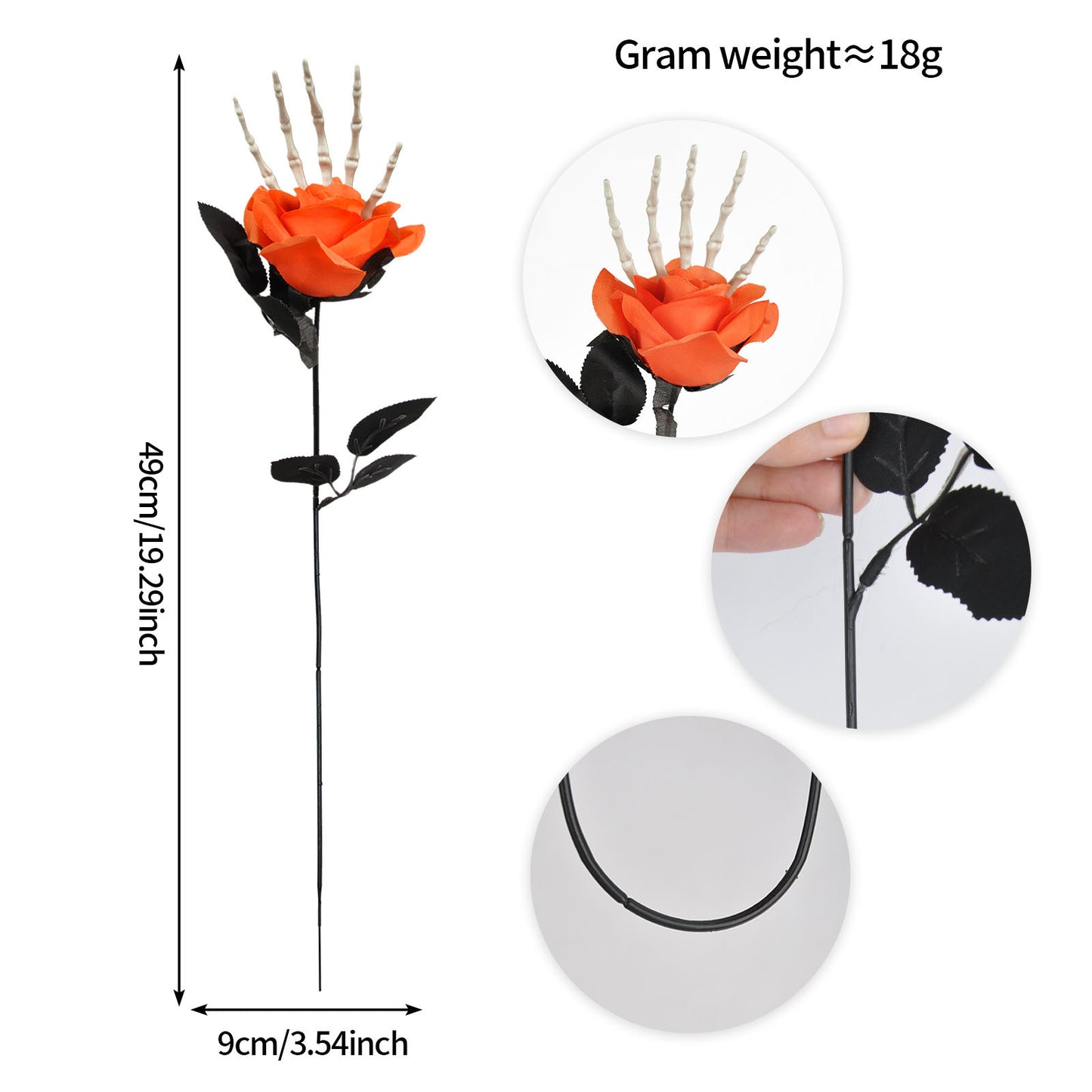 🔥HOT SALE 49% OFF🎃Halloween Flowers Artificial for Decoration👻