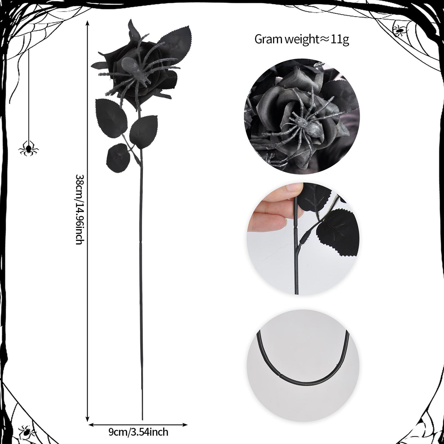 🔥HOT SALE 49% OFF🎃Halloween Flowers Artificial for Decoration👻