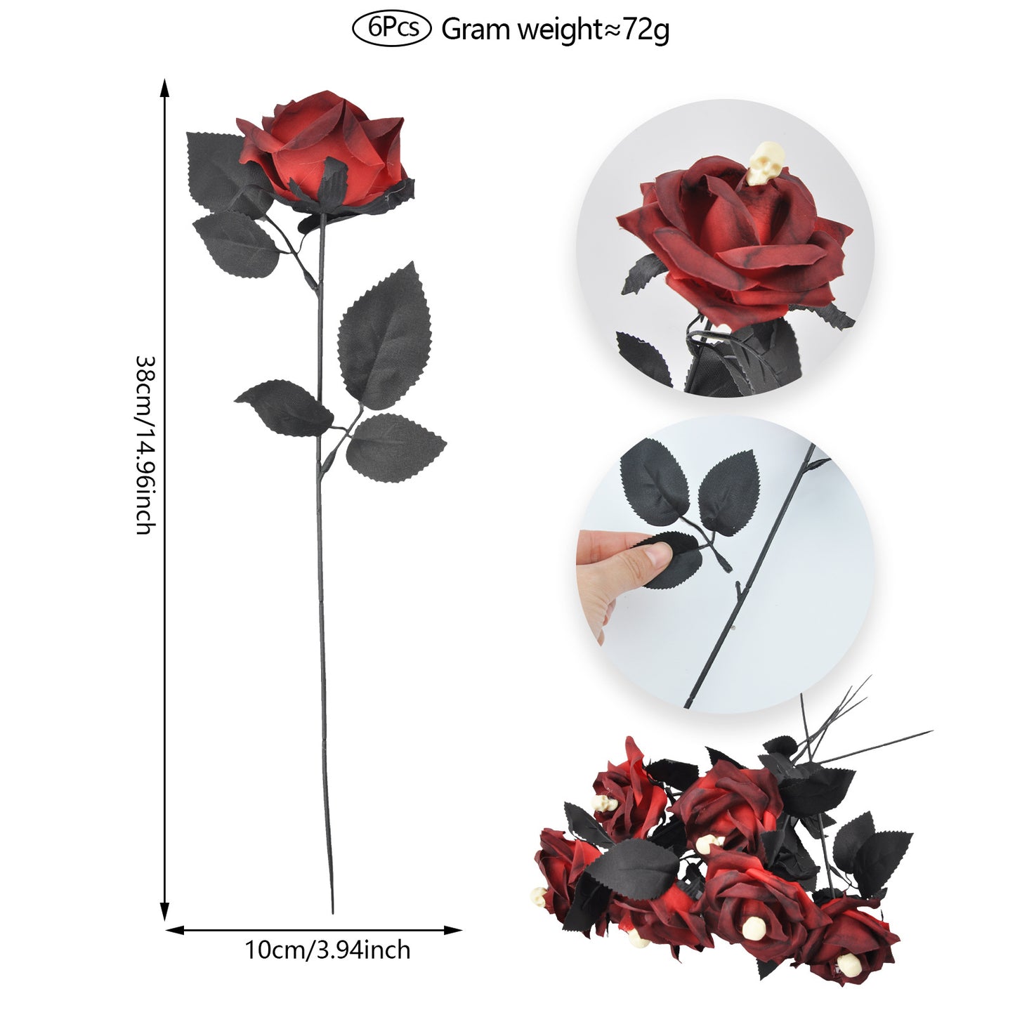 🔥HOT SALE 49% OFF🎃Halloween Flowers Artificial for Decoration👻