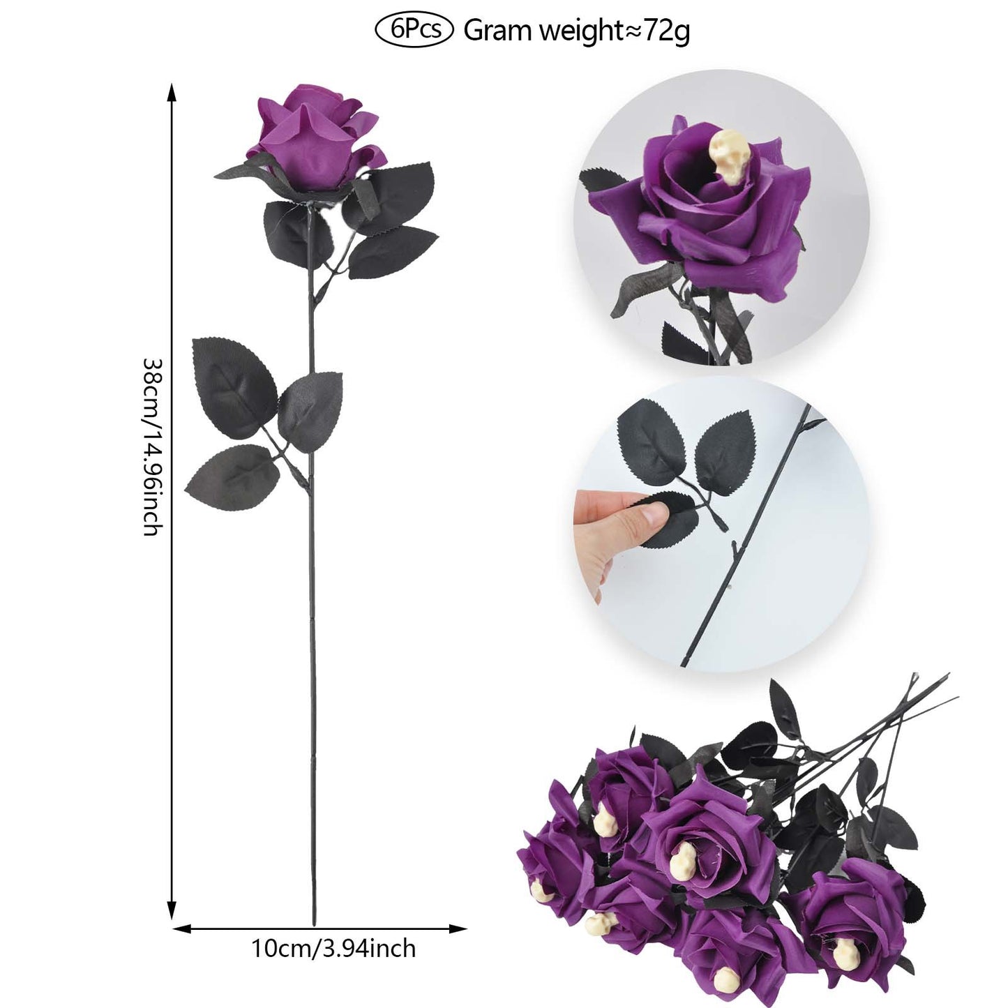 🔥HOT SALE 49% OFF🎃Halloween Flowers Artificial for Decoration👻