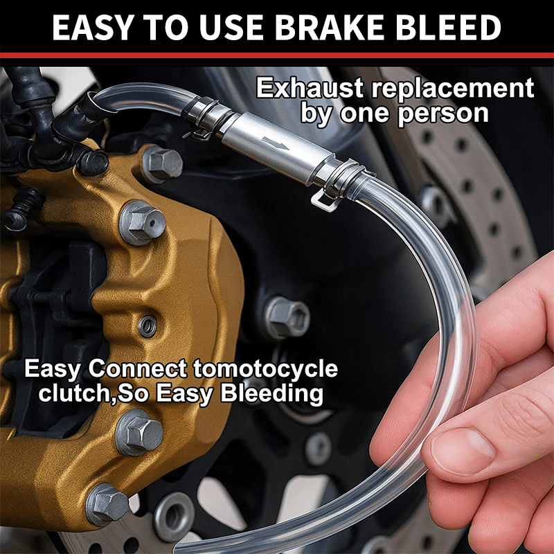 Brake One-Way Check Valve Bleeder Hose Tool Kit