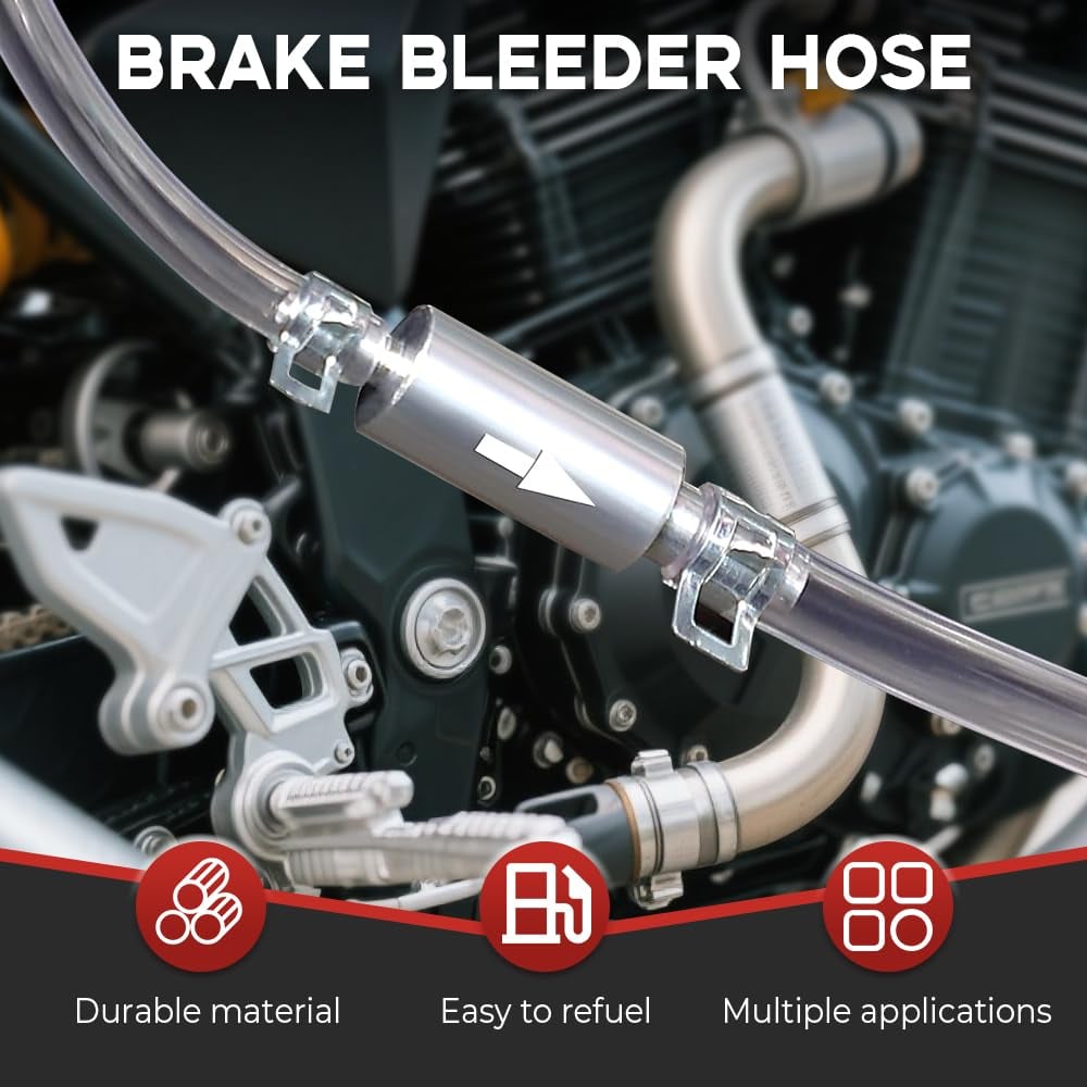 Brake One-Way Check Valve Bleeder Hose Tool Kit