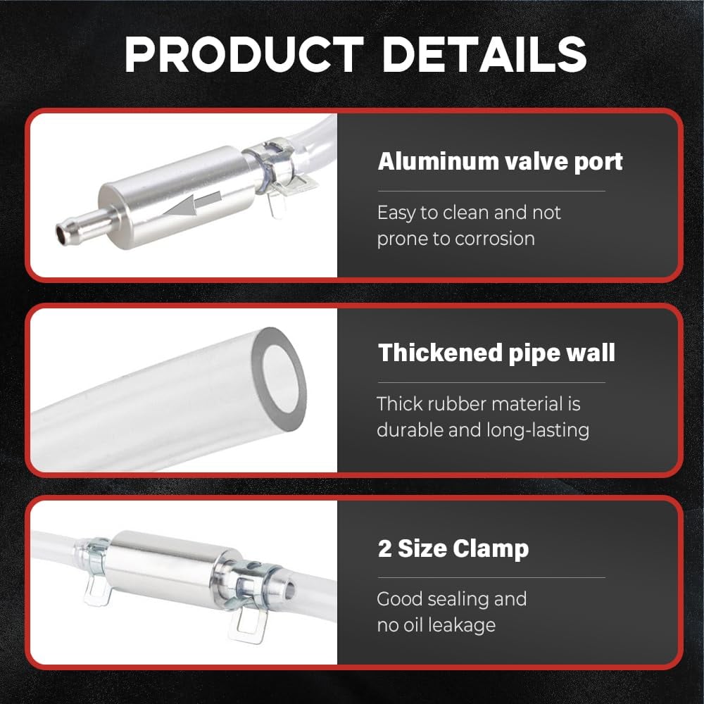 Brake One-Way Check Valve Bleeder Hose Tool Kit