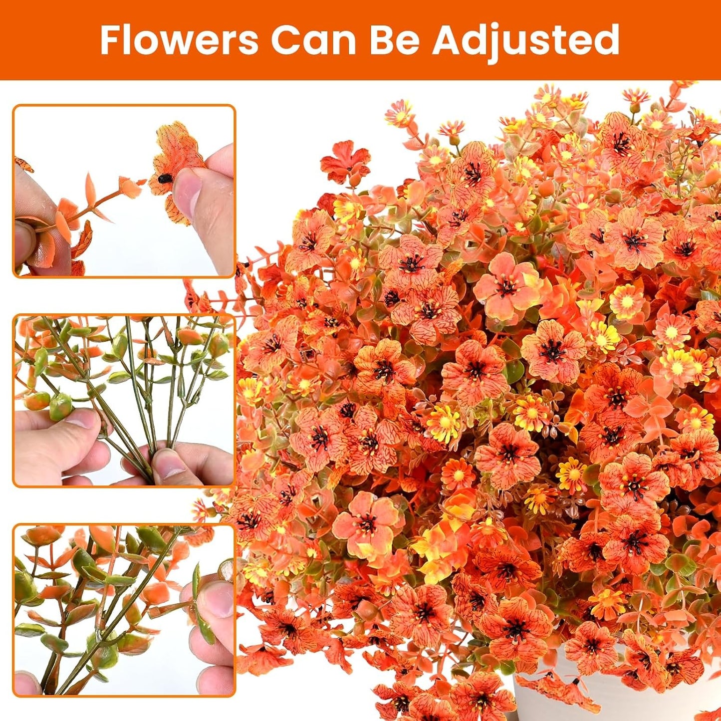 🔥HOT SALE 49% OFF🍁Fall Artificial Flowers for Outdoors
