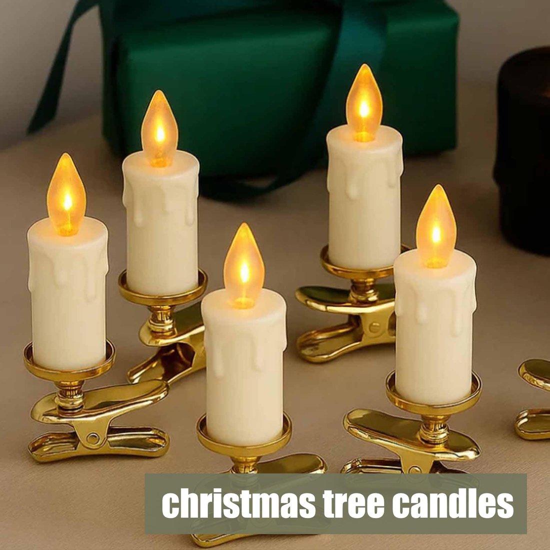 2025 New Arrival✨ Flameless Clip-On Christmas Tree Candles🕯️