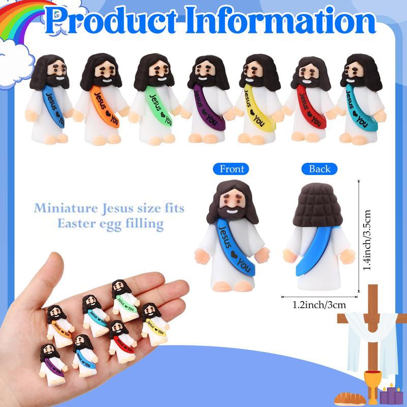 🔥Original Design Mini Jesus Figures Jesus Loves You