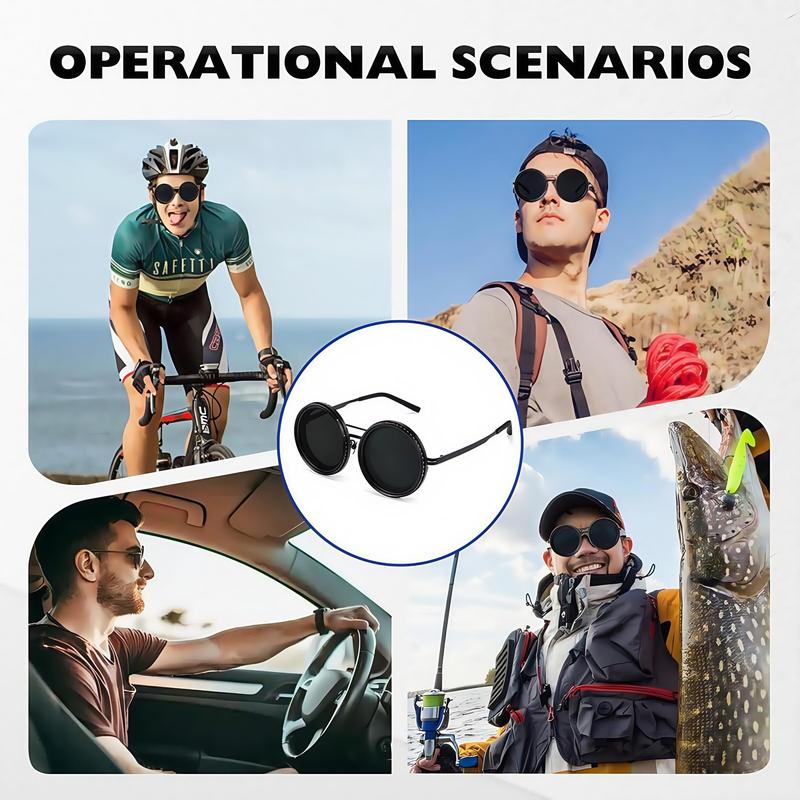 9-Level Adjustable Retro Sunglasses & A True Filter Color Experience