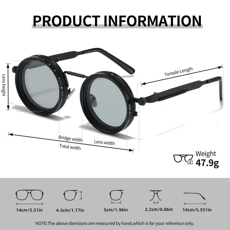 9-Level Adjustable Retro Sunglasses & A True Filter Color Experience