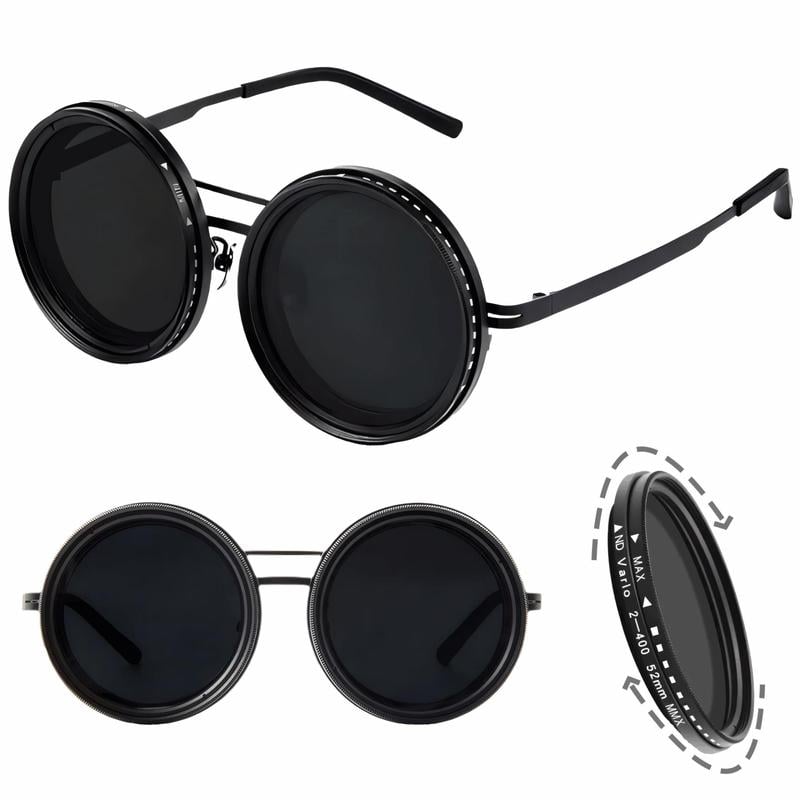9-Level Adjustable Retro Sunglasses & A True Filter Color Experience