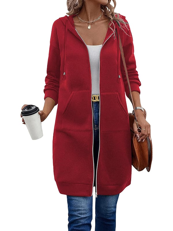 49 OFF—This Week Only!🔥Women Casual Zip up Fleece Hoodies