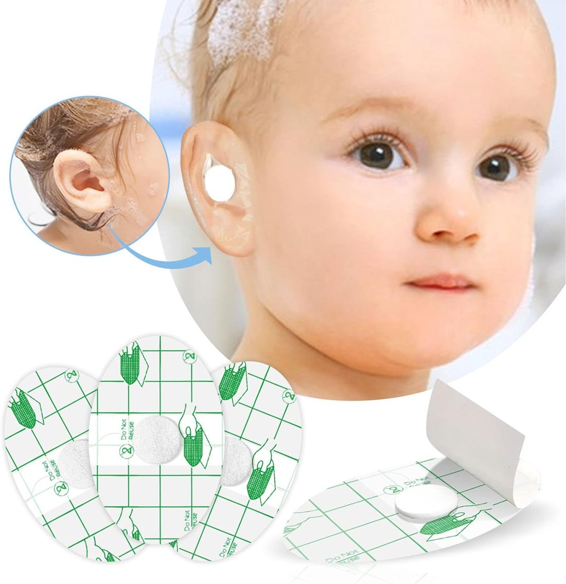 Baby Waterproof Ear Stickers