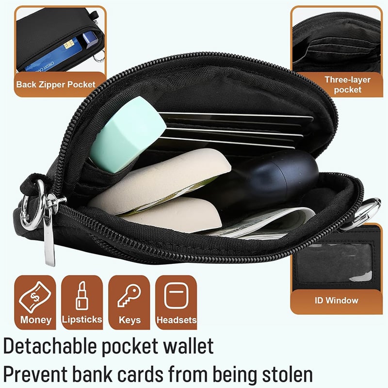 🔥Last Day: BUY 3 GET 1 FREE - ✨Adjustable Crossbody Phone Wallet Lanyard with Safety Breakaway Clasp