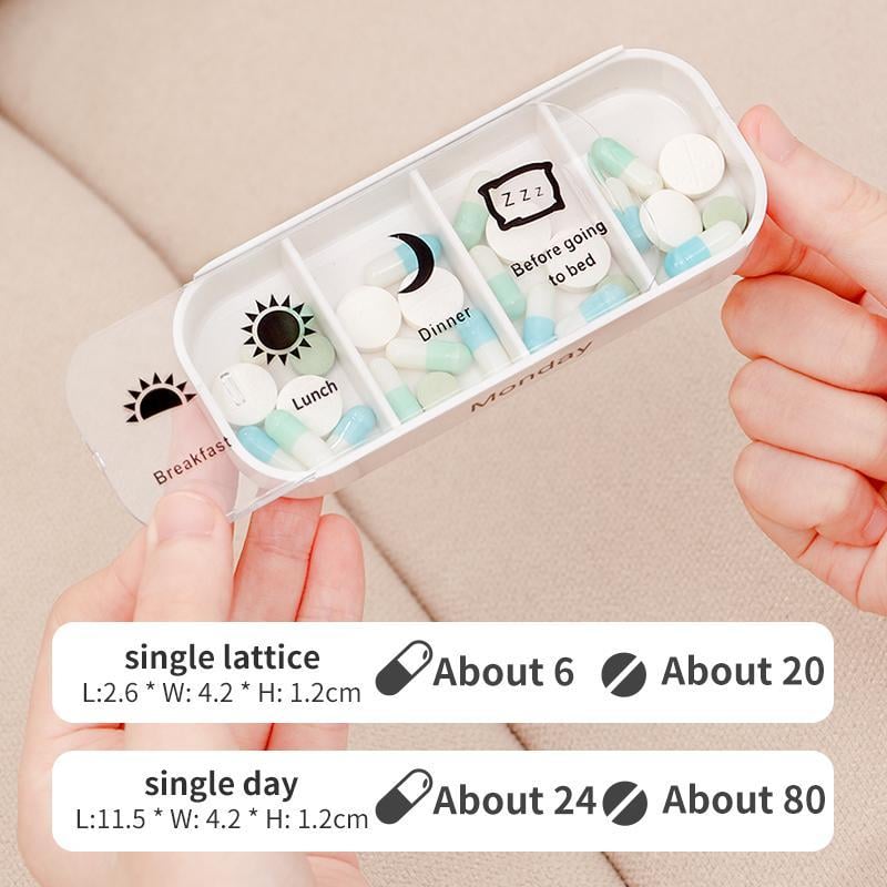 🔥Hot Sale👍🏻7 Days 28 Compartments Pill Organizer