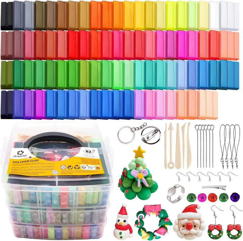 💝Gift Set💝Arteco Polymer Clay – Perfect for DIY Crafts, Jewelry Design, and Art Sculpting