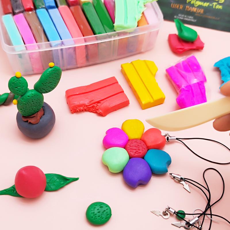 💝Gift Set💝Arteco Polymer Clay – Perfect for DIY Crafts, Jewelry Design, and Art Sculpting