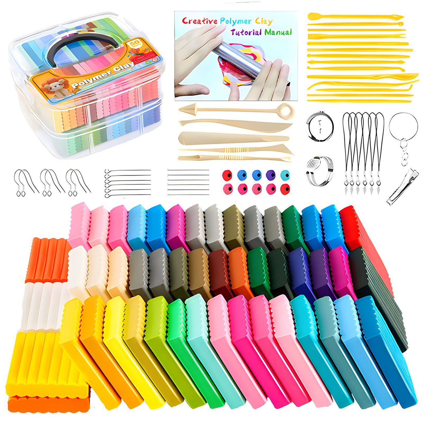 💝Gift Set💝Arteco Polymer Clay – Perfect for DIY Crafts, Jewelry Design, and Art Sculpting