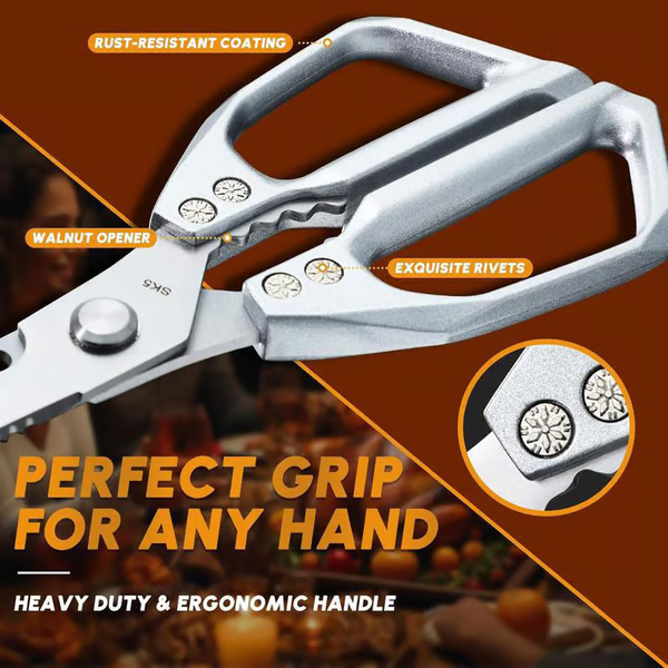 2.0mm Heavy-Duty Stainless Steel Scissors & Tempered and honed for ultimate sharpness