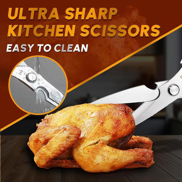 2.0mm Heavy-Duty Stainless Steel Scissors & Tempered and honed for ultimate sharpness