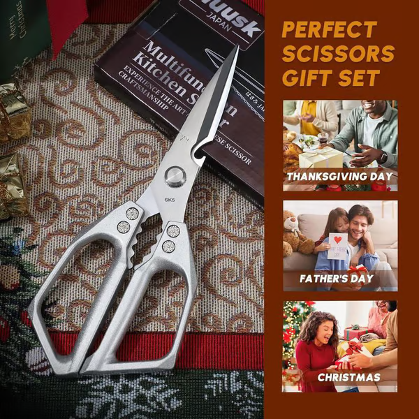 2.0mm Heavy-Duty Stainless Steel Scissors & Tempered and honed for ultimate sharpness