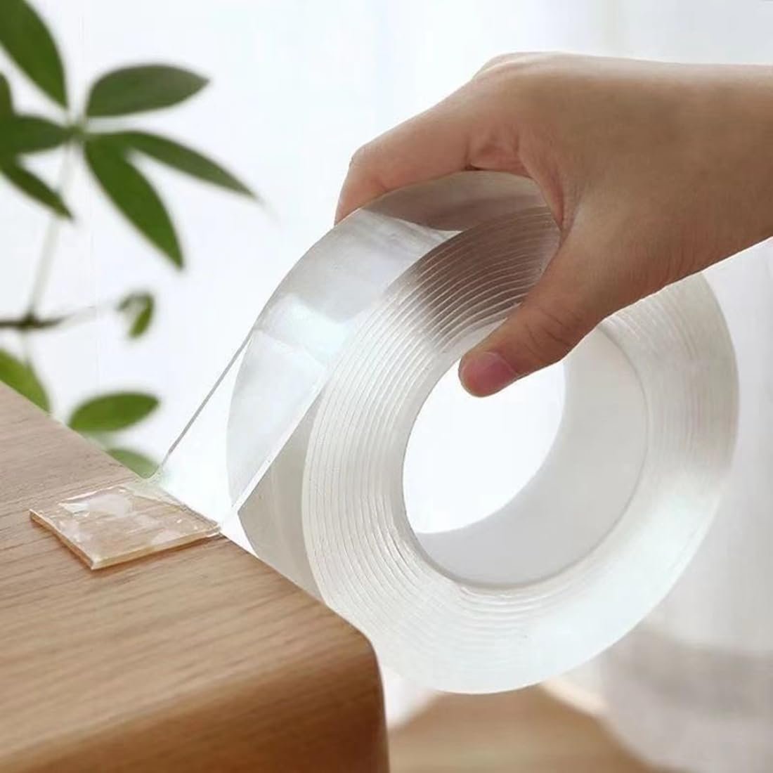 Invisible Transparent Double-Sided Tape – Waterproof, Strong Adhesion, Wall-Safe