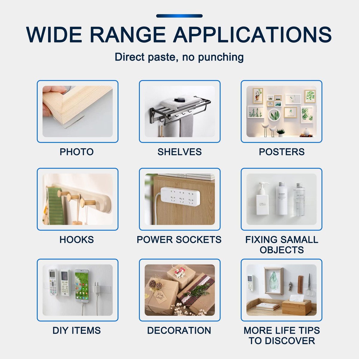 Invisible Transparent Double-Sided Tape – Waterproof, Strong Adhesion, Wall-Safe