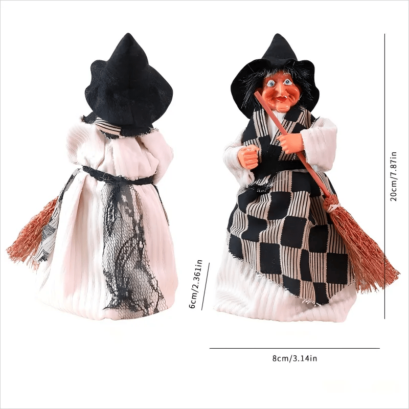 🧙♀️💫Hand-Painted Enchanting Witch Statue: The Guardian of Your Home