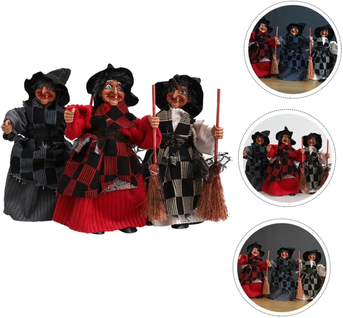 🧙♀️💫Hand-Painted Enchanting Witch Statue: The Guardian of Your Home