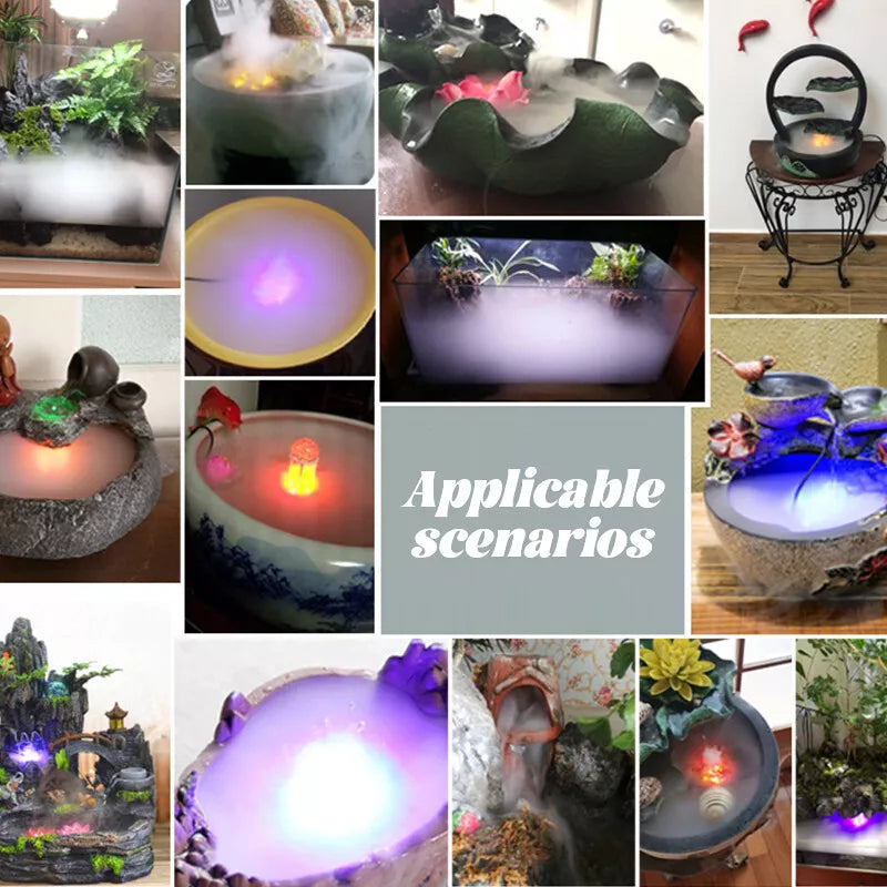🎃12 LED light Ultrasonic Mist Maker Fogger