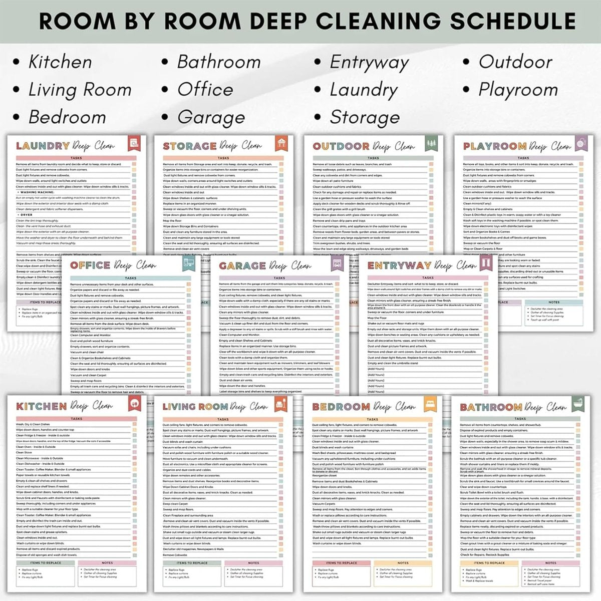 💕Cleaning & Organizing Toolkit