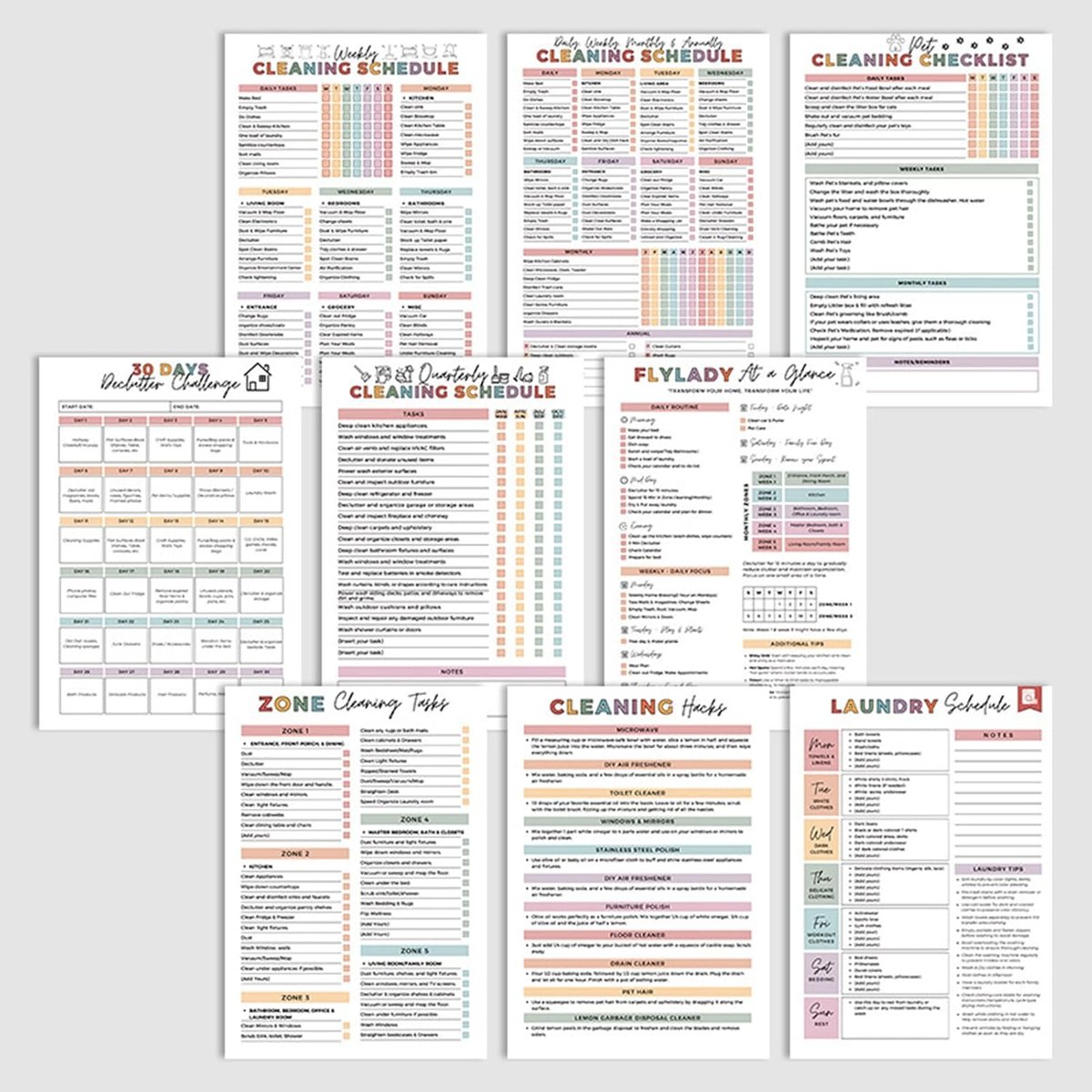 💕Cleaning & Organizing Toolkit