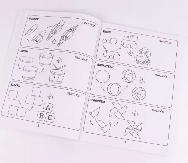 📚🎨How To Draw Anything: 300 Drawings of Adorable Things & Book For Kids💕