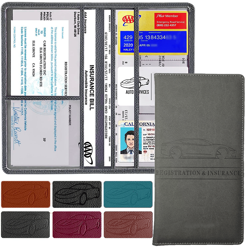 🚗Premium Car Registration and Insurance Card Holder🔥