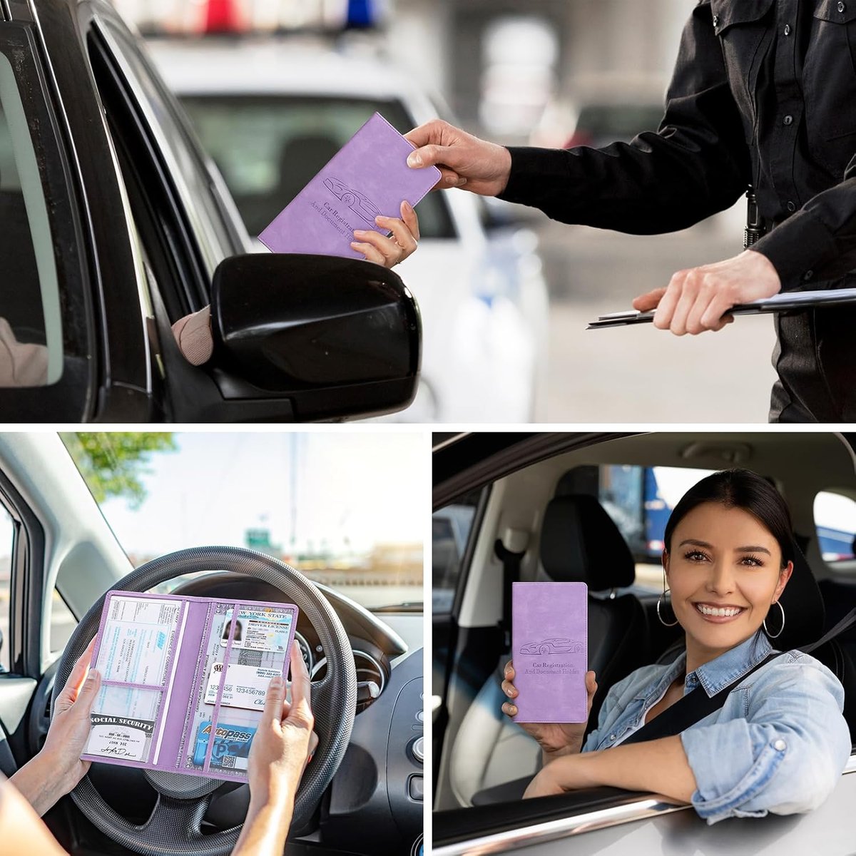🚗Premium Car Registration and Insurance Card Holder🔥