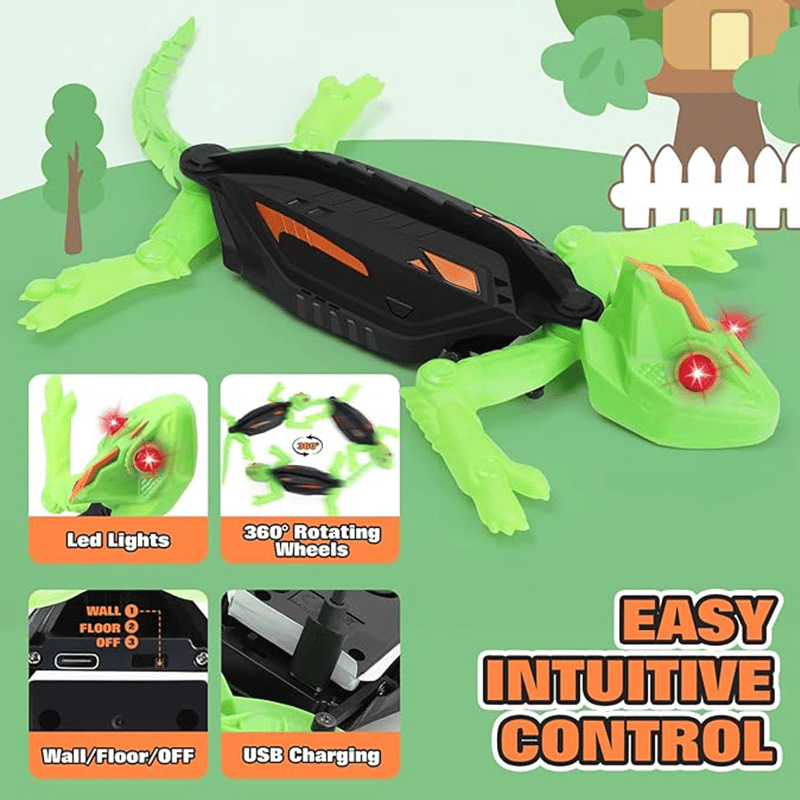 🦎Dual-Mode Smart Adsorption Gecko Robot