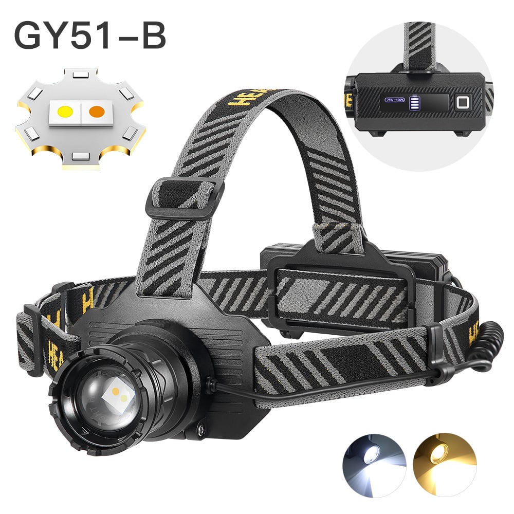 🔥🔥Super Bright Rechargeable LED Headlamp (Includes Type-C charging cable)