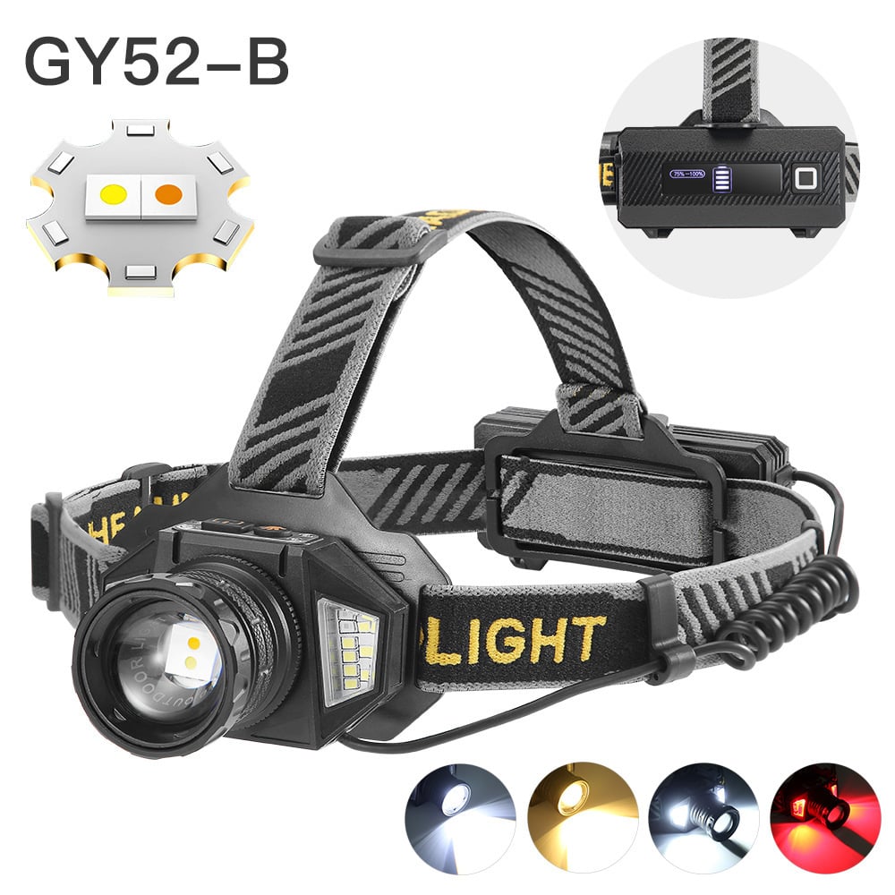 🔥🔥Super Bright Rechargeable LED Headlamp (Includes Type-C charging cable)