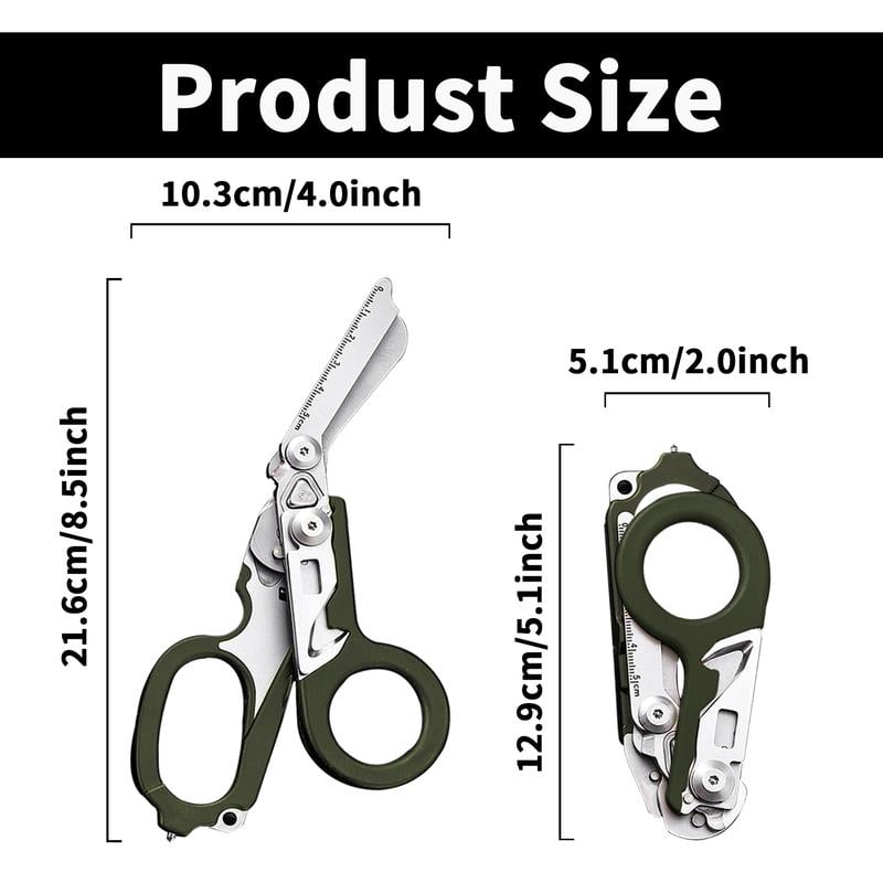 ✂️ 2025 Upgraded Multifunctional Folding Scissors