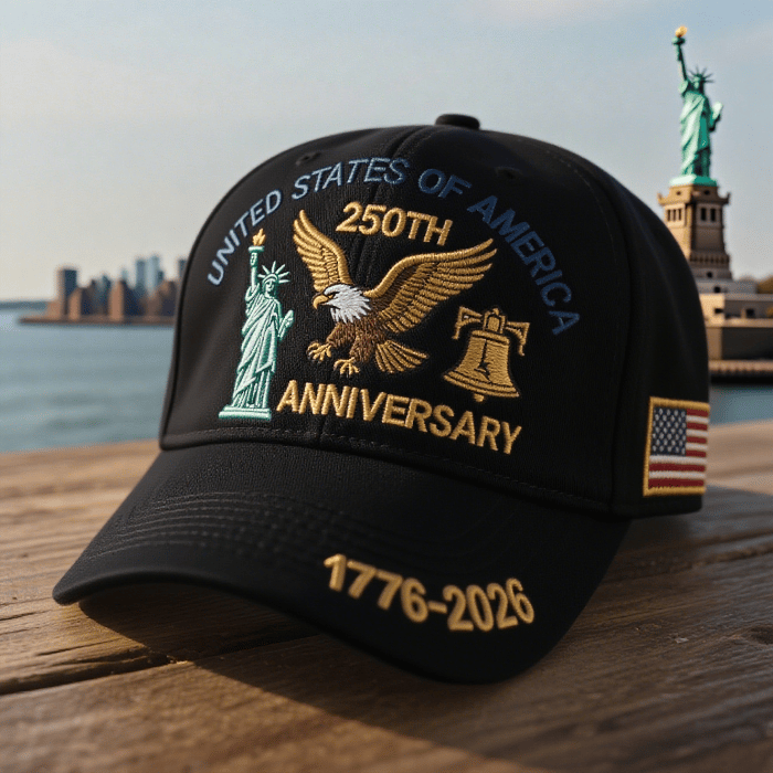 🦅Eagle & Liberty🎆United States 250th Anniversary Hat
