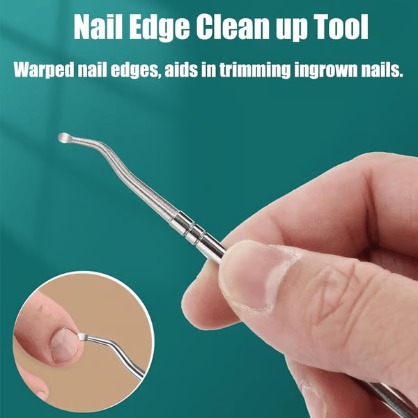 3-Piece Eagle Beak Nail Clipper Set - Multifunctional, Large Opening, Anti-Splash