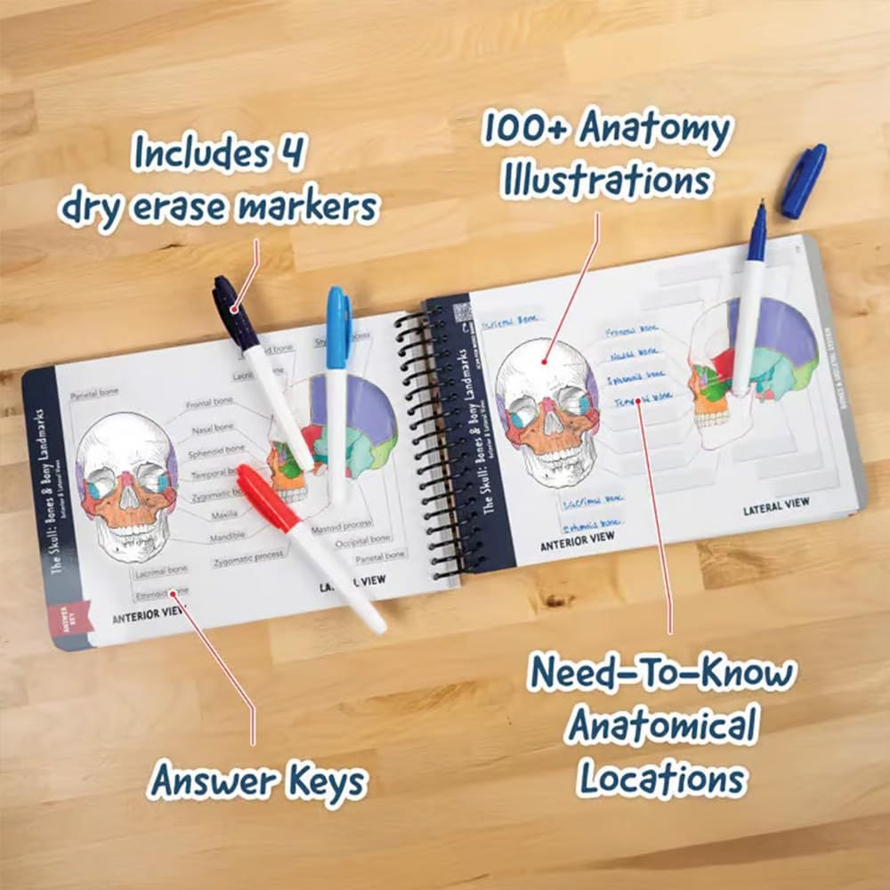 📘Anatomy Label Workbook – Master Human Anatomy with Ease