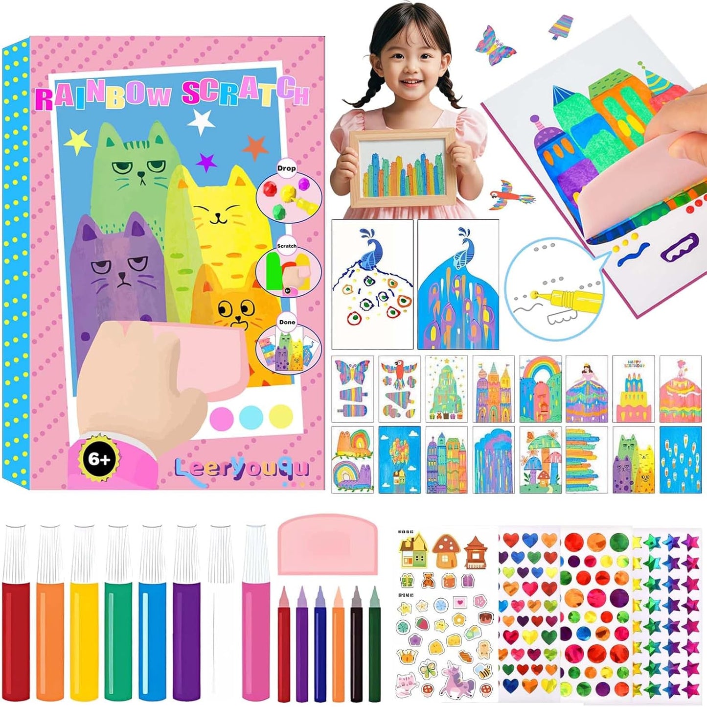 Hot Sale🔥Rainbow Scratch Painting