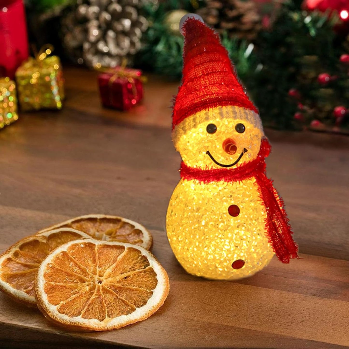 Last Day 49% OFF 🎅Christmas Snowman Decorative Ornament Night Light✨