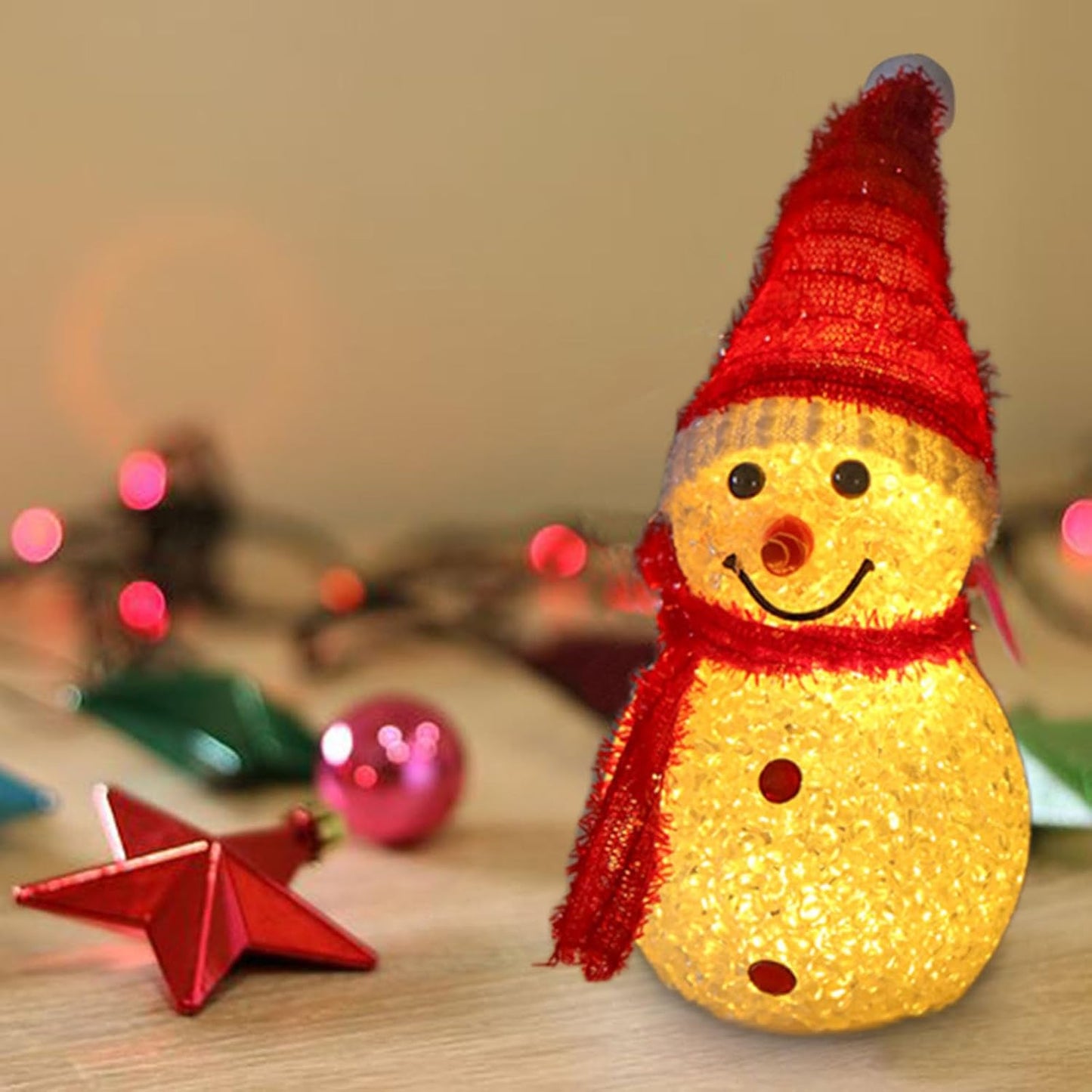 Last Day 49% OFF 🎅Christmas Snowman Decorative Ornament Night Light✨