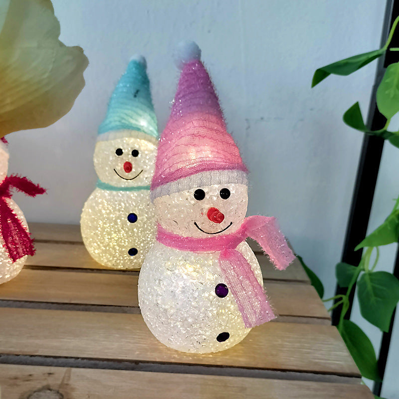 Last Day 49% OFF 🎅Christmas Snowman Decorative Ornament Night Light✨